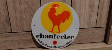 Enseigne publicitaire Chantecler huile automobile, Enlèvement ou Envoi, Neuf, Panneau publicitaire