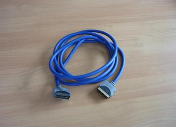 Vivanco blauwe interconnect Scart kabel audio/videokabel