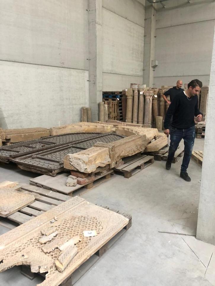 18de eeuwse deur uit india, Antiek en Kunst, Antiek | Overige Antiek, Ophalen