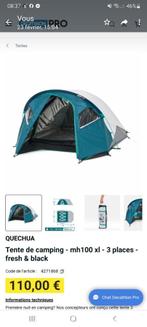Tente 2personnes, Caravanes & Camping, Accessoires de camping, Comme neuf