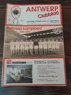 Clubblad Rafc royal Antwerp fc, Verzamelen, Ophalen of Verzenden, Zo goed als nieuw