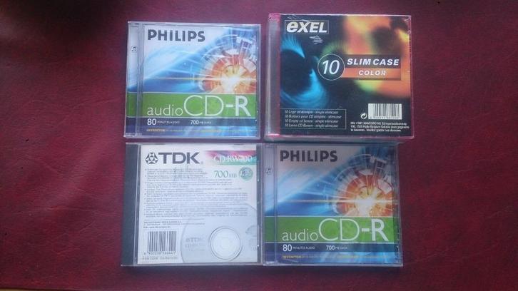 15 lege cd doosjes, Computers en Software, Beschrijfbare discs, Cd, Ophalen of Verzenden