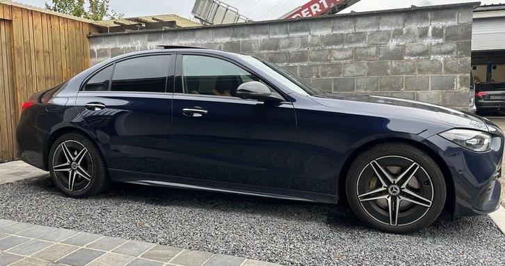 Mercedes-Benz C 300 e AMG Line Pano Keyless HUD Led Navi Ful, Auto's, Mercedes-Benz, Bedrijf, Te koop, C-Klasse, ABS, Airbags