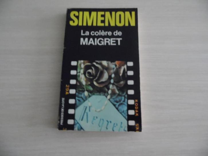 LA COLÈRE DE MAIGRET    SIMENON, Boeken, Detectives, Zo goed als nieuw, Ophalen of Verzenden