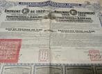 1922 - Chine - Emprunt 8% 1922 - République Chinoise ., Postzegels en Munten, 1920 tot 1950, Ophalen of Verzenden, Aandeel