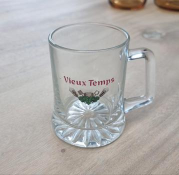 Oude Vieux-Temps bierglazen (6x) beschikbaar voor biedingen
