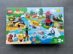 Duplo 10907 Werelddieren +  2 grote Duplo platen 10980, Enfants & Bébés, Jouets | Duplo & Lego, Enlèvement ou Envoi, Comme neuf