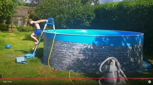 AZURO (inbouw en opzet) ZWEMBAD te Koop, Tuin en Terras, Zwembaden, Zo goed als nieuw, Opzetzwembad, 120 cm of meer, 200 tot 400 cm