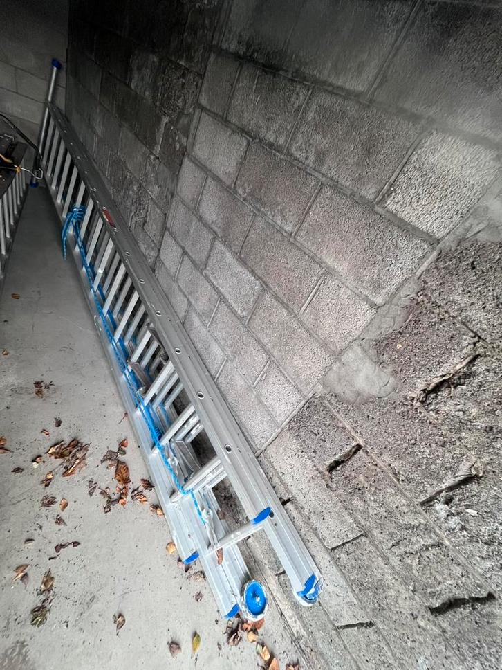 Touwladder, Doe-het-zelf en Bouw, Ladders en Trappen, Zo goed als nieuw, Ladder, 4 meter of meer, Opvouwbaar of Inschuifbaar, Ophalen