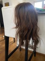 Perruque neuve, châtain, cheveux 100% naturels, Ophalen, Nieuw, Overige typen