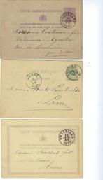 Briefkaarten : 3 zeer oude (1877 en 1887), Timbres & Monnaies, Lettres & Enveloppes | Belgique, Carte postale, Enlèvement ou Envoi