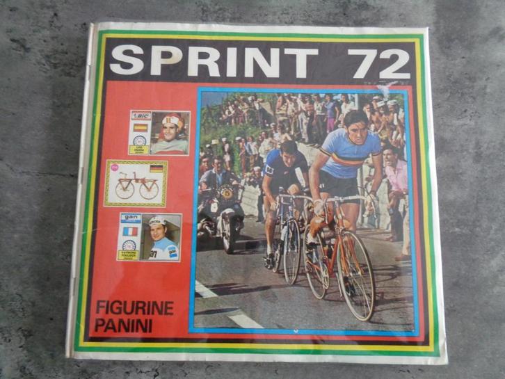 PANINI SPRINT 72 STICKER ALBUM WIELRENNERS 1972, Hobby en Vrije tijd, Stickers en Plaatjes, Sticker, Verzenden
