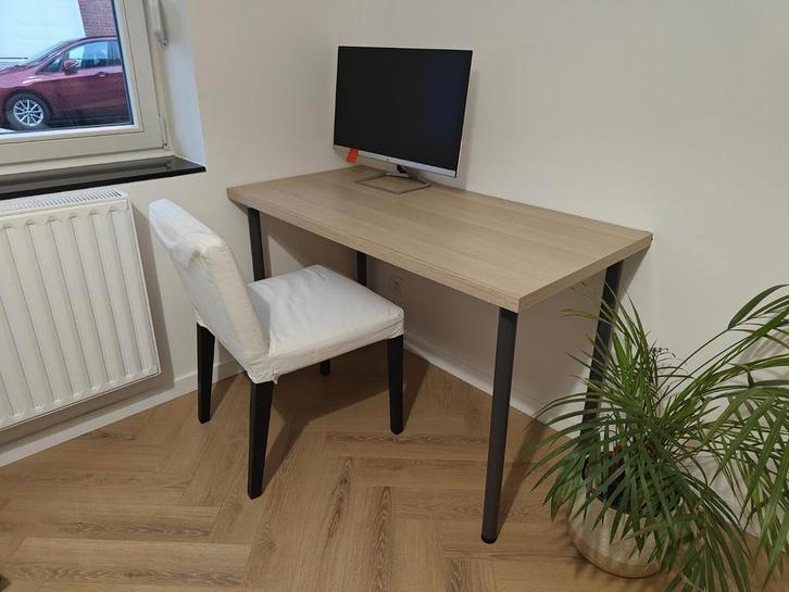 Bureau Ikea Langkapten/Adils comme neuf, Maison & Meubles, Bureaux, Comme neuf, Bureau, Enlèvement