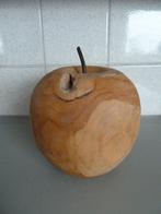 Houten appel (teak) 1.3kg! 15/15cm, Ophalen of Verzenden