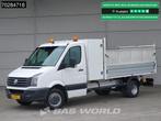 Volkswagen Crafter 136pk Open Laadbak met Kist Dubbellucht 3, 100 kW, Euro 5, Stof, Gebruikt