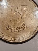 5 frank Boudewijn 1 met dikkere letters 1986 VL, Postzegels en Munten, Munten | België, Ophalen of Verzenden, Overig, Losse munt