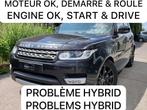 Land Rover Range Rover Sport 3.0 SDV6 Hybrid HSE / PROBLÈME, Auto's, Automaat, Euro 5, Gebruikt, Zwart