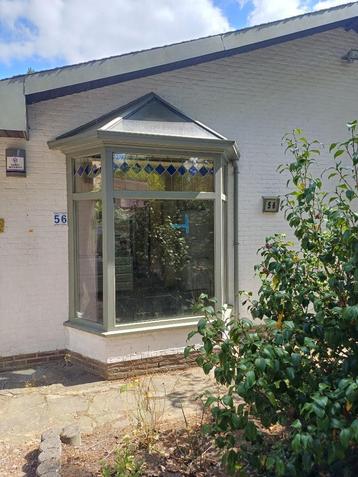 Gratis - Erker met dubbel glas (modern glas in lood), 160 cm ou plus, 160 cm ou plus, Comme neuf, Enlèvement