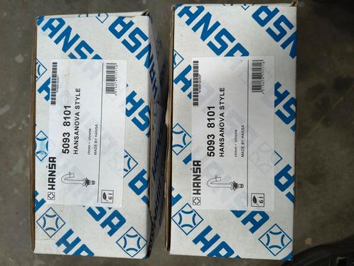 Hansanova Style kraan voor handenwasser - nieuw - 2st., Doe-het-zelf en Bouw, Sanitair, Nieuw, Kraan, Chroom, Ophalen of Verzenden