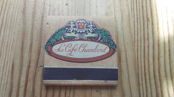 Le Café Chambord wedstrijden