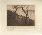 Jean Donnay droge naald "Le Hameau", epr d'artiste, remarque, Antiek en Kunst, Ophalen