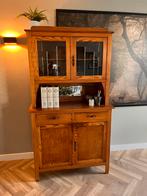 Buffetkast met glas in lood!, Huis en Inrichting, Kasten | Vitrinekasten, Ophalen, Gebruikt, 150 tot 200 cm, Glas