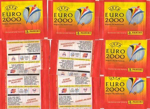 Panini / Euro 2000 Total - Fina / 25 gesloten zakjes, Verzamelen, Sportartikelen en Voetbal, Nieuw, Poster, Plaatje of Sticker