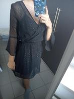 H&M zwart jurkje met glitter, Kleding | Dames, Nieuw, Maat 34 (XS) of kleiner, H&M, Ophalen of Verzenden