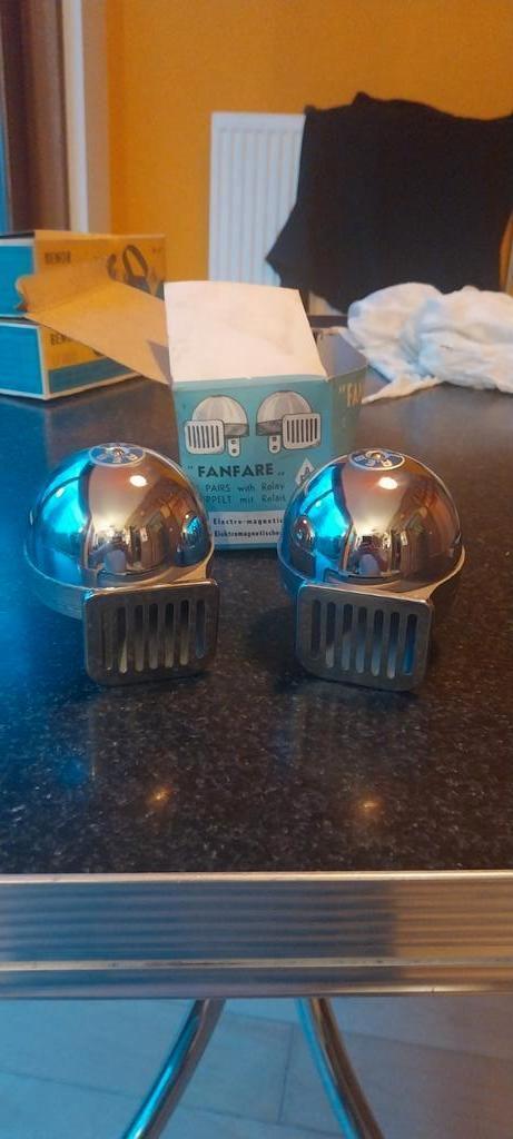 Horn brassband negen 6v, Auto-onderdelen, Overige Auto-onderdelen, Citroën, Fiat, Ford, Opel, Peugeot, Porsche, Renault, Nieuw