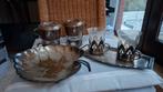 Verzilverd thee en koffie setje, Antiek en Kunst, Ophalen of Verzenden, Zilver