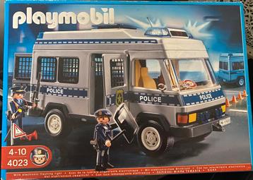 Playmobil politie 4023+5185+5186+ racebrommer 4780+ boef beschikbaar voor biedingen