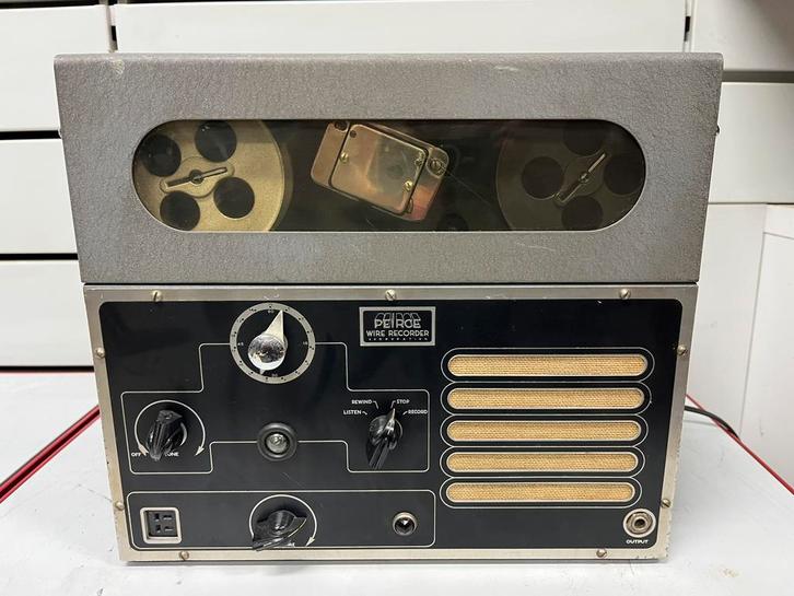 Pierce Wire Recorder - jaren 1940/50, Audio, Tv en Foto, Bandrecorder, Ophalen