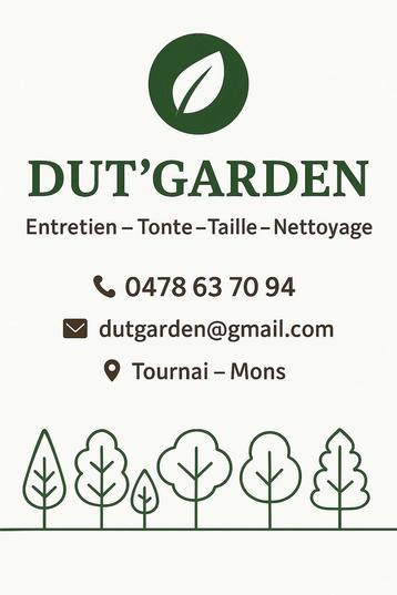 Jardinier Tournai/Mons et alentours beschikbaar voor biedingen