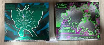 ETB Pokemon Fable nébuleuse et ETB Mascarade Crépusculaire beschikbaar voor biedingen