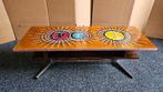 Vintage salontafel met keramiek jaren '60, Ophalen, Gebruikt