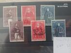 Belgie 302/307 gestempeld, Postzegels en Munten, Postzegels | Europa | België, Met stempel, Koninklijk huis, Ophalen of Verzenden
