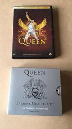 Queen - dvd en cd box., Vanaf 9 jaar, Ophalen of Verzenden, Zo goed als nieuw, Muziek en Concerten