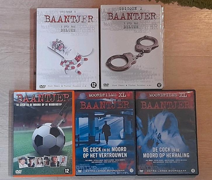 Dvd´s Baantjer seizoen 2 en 9 + xl tv-films, Cd's en Dvd's, Dvd's | Tv en Series, Zo goed als nieuw, Ophalen of Verzenden