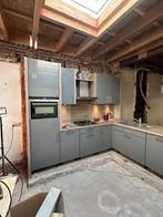 Krefel keuken pro met schiereiland.incl 4 Siemens apparaten, Huis en Inrichting, Ophalen, Gebruikt, Overige typen, Hoogglans of Gelakt