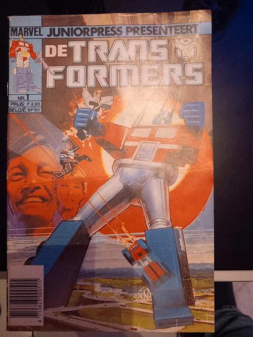 Marvel Comics De Transformers nr.1 Juniorpress 1984, Boeken, Strips | Comics, Gelezen, Ophalen of Verzenden