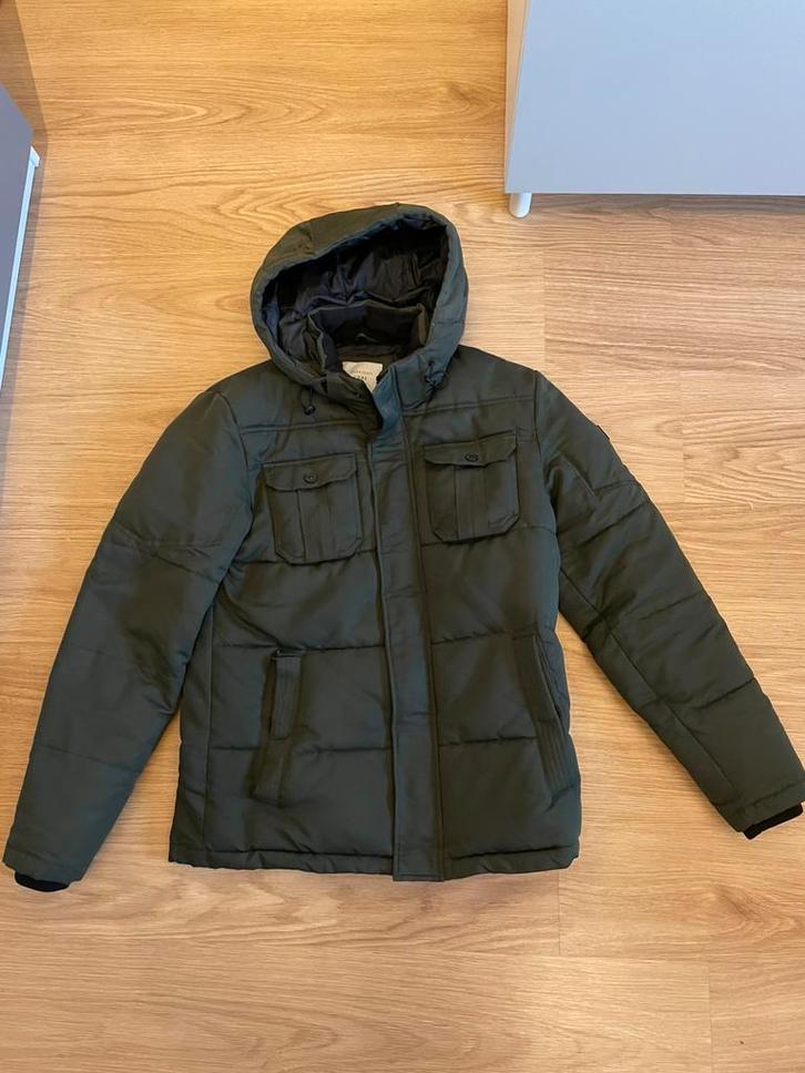Jack & Jones jas, Kleding | Heren, Jassen | Winter, Gedragen, Maat 48/50 (M), Groen, Ophalen