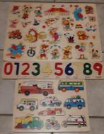 houten puzzels en domino spel, Gebruikt, 10 tot 50 stukjes, Ophalen of Verzenden, Van hout