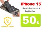 Remplacement batterie iPhone 15 à Bruxelles Garantie, Ophalen, Apple iPhone