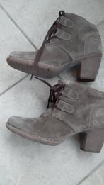 Cl@rksOrigin@l boots taupe 38 als nieuw comfort en elegantie, Kleding | Dames, Schoenen, Lage of Enkellaarzen, Ophalen of Verzenden