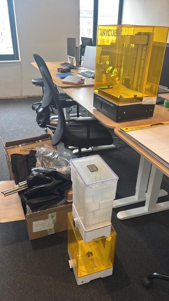 3D printer - AnyCubic M3 max - Resin, Computers en Software, 3D Printers, Zo goed als nieuw, Ophalen