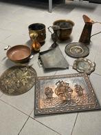 9 koperen voorwerpen, Antiek en Kunst, Antiek | Brons en Koper, Ophalen