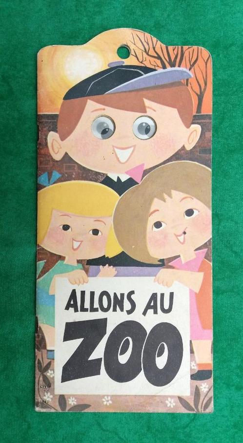 Livre animaux Allons au Zoo Vintage Effet lenticulaire, Boeken, Kinderboeken | Baby's en Peuters, Gelezen, 3 tot 4 jaar, Verzenden