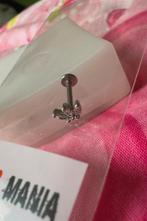 Silver stainless steel piercing, Handtassen en Accessoires, Bedels, Ophalen of Verzenden, Zo goed als nieuw