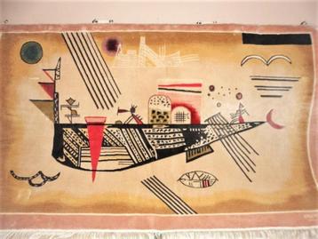 (Wassily Kandinsky) Kunst moderne wandtapijt van Puur zijde