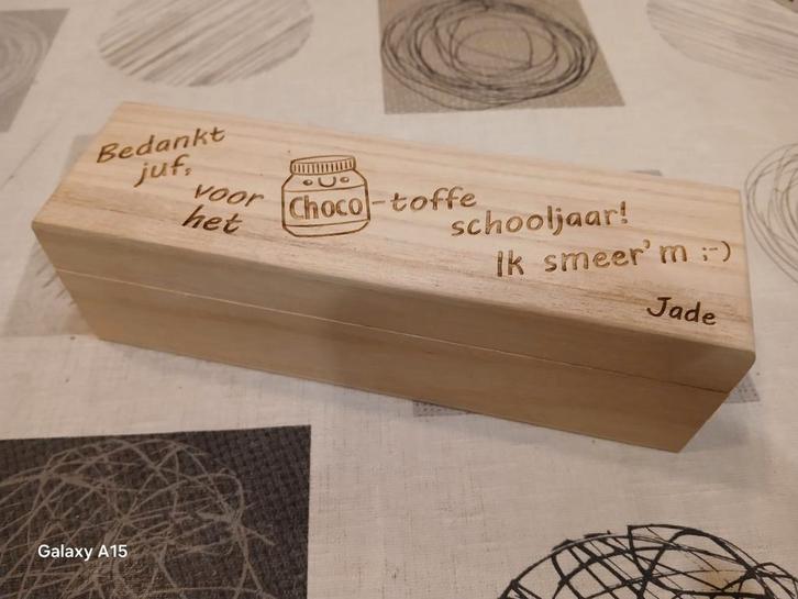 Houten pennedioos, Diversen, Schrijfwaren, Zo goed als nieuw, Ophalen of Verzenden